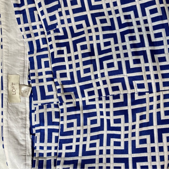 Ann Taylor Loft Blue Skirt - Picture 4 of 6